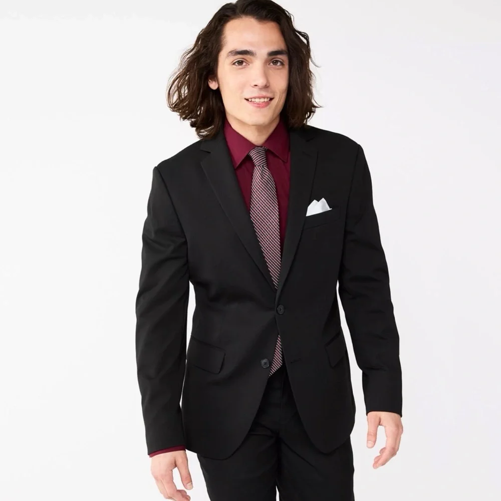NWOT Apt. 9 Men's Classic Black Suit Blazer